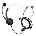 thumbnail image 2 of 4-Pin RJ11 Call Center Corded Operator Teleph Adjustable Headband Monaural black, 2 of 7