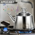 thumbnail image 2 of Whistling Tea Kettle With Infuser 2L Stainless Steel Stovetop Teapot Ergonomic Handle (silver ), 2 of 11