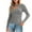 Gray Tops, variant on Htigea Cutout Knit Sweaters for Women Slim Fit Long Sleeve Pullover Ribbed Tops Solid Color Basic Fall Clothes Beige L