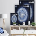thumbnail image 5 of Design Art - Abstract fractal flower in Blue Background, 5 of 5