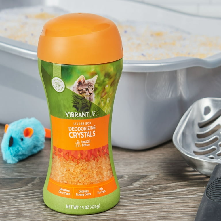 Vibrant Life Litter Box Deodorizing Crystals, Tropical Breeze