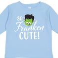 thumbnail image 4 of Inktastic Halloween So Franken Cute Boys or Girls Long Sleeve Toddler T-Shirt, 4 of 5