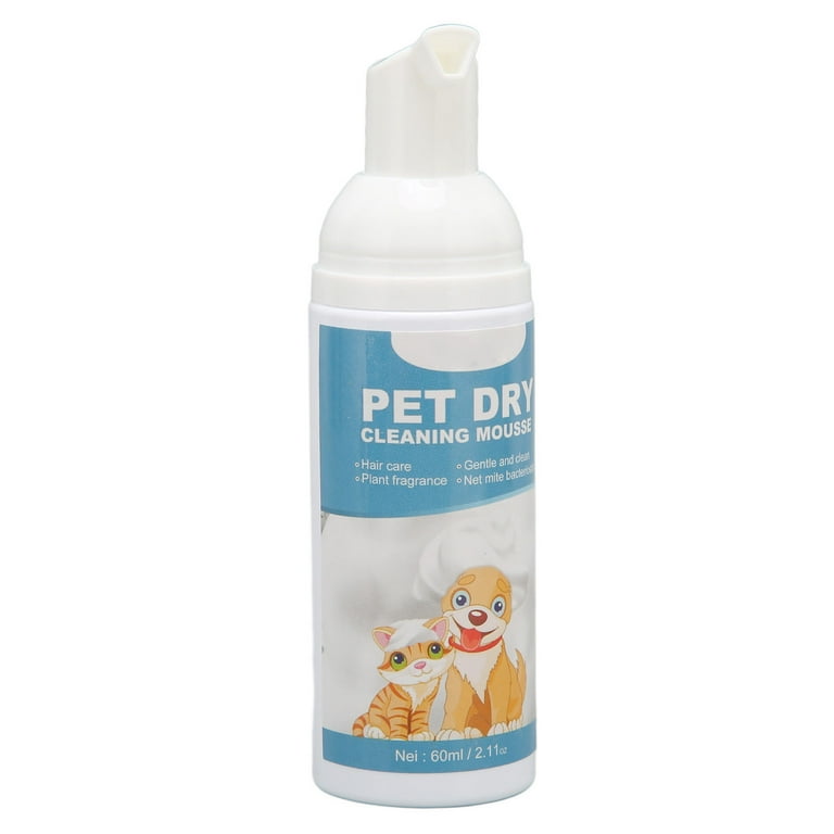 Waterless Dog Shampoo Gentle Pet Dry Cleaning Foam to Safely