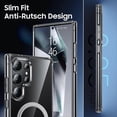 thumbnail image 4 of For Samsung Galaxy S22 Ultra 5G Phone Case Compatible with MagSafe TPU PC Clear Back Cover, 4 of 5