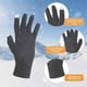 thumbnail image 3 of Gorro de punto de invierno, conjunto de bufanda cálida y guantes para pantalla táctil, 3 gorros con forro de lana para hombres y mujeres, 3 of 7