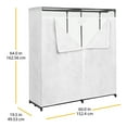 Mainstays 60" ExtraWide Clothes Closet