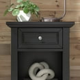 thumbnail image 5 of Homestyles Bedford Solid Wood Queen Headboard Nightstand and Chest Set in Ebony, 5 of 6