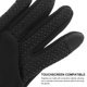 thumbnail image 2 of Guantes de invierno con pantalla táctil, cálidos para correr, ligeros, térmicos, para clima frío, para senderismo, ciclismo, conducción, esquí y snowboard, color negro, 2 of 8