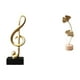 thumbnail image 1 of Escultura Creativa De Resina Con Nota Musical Y Hoja De Metal, Figura Abstracta, Adorno De Mesa, Centro De Mesa Para Escritorio, Chimenea, Fiesta, Decoración Del Hogar, Regalo, 1 of 8