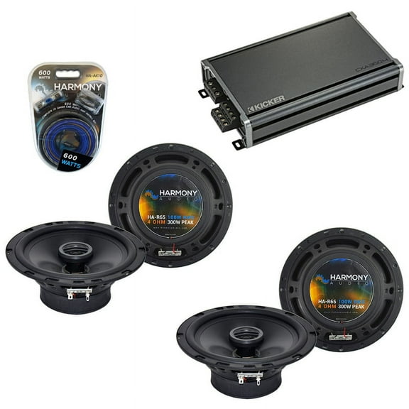 Fits Nissan Versa 2007-2013 Factory Speaker Upgrade Harmony (2) R65 & CXA360.4