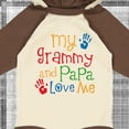 thumbnail image 4 of Inktastic Grammy and Papa Love Me Boys or Girls Long Sleeve Baby Bodysuit, 4 of 5