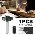 thumbnail image 2 of Cnc Spoilboard Surfacing Router Bits  1/4 Inch Shank 1 Inch Cutting Diameter  Slab Flattening Router Bit Planing Bit Wood Planing Bit Dado Planer Bit By Binstak (Carbide), 2 of 10