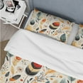 thumbnail image 4 of Designart "Earthy Nomadic Artwork I" Beige Boho Bedding Covert Set - Bohemian & Eclectic Bed Set With 2 Shams, 4 of 5