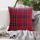 thumbnail image 5 of Fundas De Cojn Decorativas a Cuadros Rojos Y Blancos, Con Diseo De Lino Tejido En Plstico, Ideales Para Sofs, Sillas Y Decoracin De Sala De Estar. Diseo Tartn Abstracto Y Duradero., Ukhbmc, 5 of 8