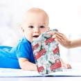 thumbnail image 4 of Coolnut Watercolor Red Truck Baby Muslin Washcloths Face Towel, Winter Christmas Burp Cloths Cotton Wipes 5 PCS Infant Wash Cloth for Newborn Boys Girls 12x12 inches, 4 of 6