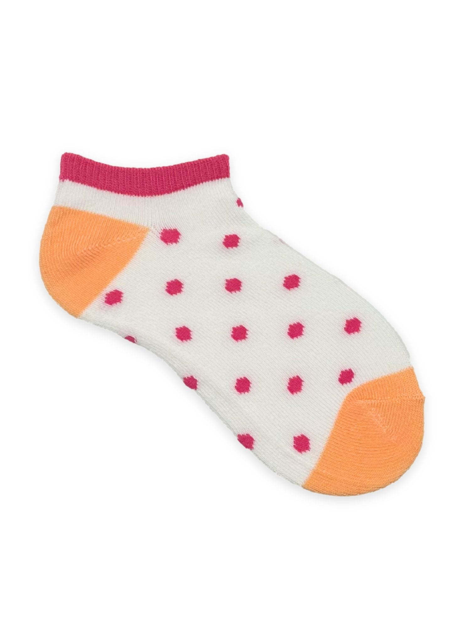 Wonder Nation Girls No Show Fashion Socks, 6-Pack, Sizes S-L