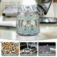 thumbnail image 6 of Yayeee Ashtray with Lid for Cigarette Smokeless Stainless Steel Home Ash Holder, Vibrant Abstract Design, 6 of 7