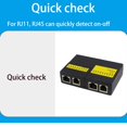 thumbnail image 3 of CIYISON RJ45 RJ11 RJ12 CAT5 UTP Mini LAN Network Cable Tester Telephone Line Detector Remote Test Tools Network, 3 of 9