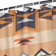 thumbnail image 3 of Colorful Geometric Striped Pattern Shower Curtain 84"x72" ,Bathroom Decorative Shower Curtains Set with 12 Hooks,Modern Waterproof Washable Shower Curtain, 3 of 6