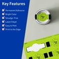 thumbnail image 3 of Avery Printable Wraparound Labels, Bright Green, 1.5" x 3.5", 400ct, 3 of 11