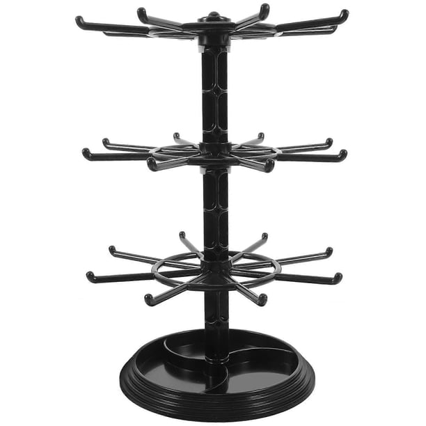 Rotating Jewelry Display Stand 3 Tier Necklace Holder Jewelry Tree Stand DIY Organizer for Bracelets Necklaces Earrings Rings Watches