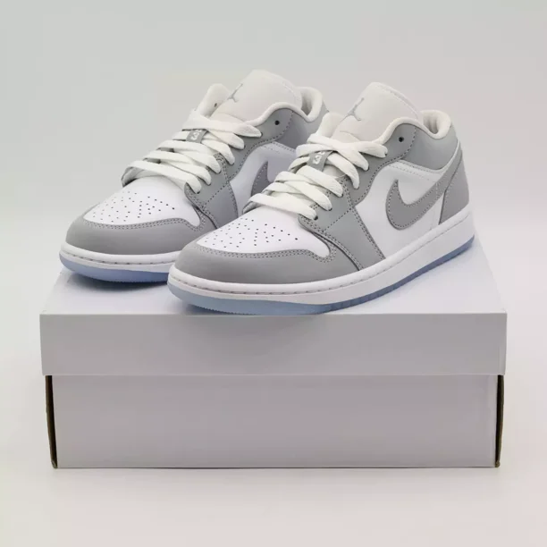 Nike Air Jordan 1 Low Shoes 'Wolf Grey Aluminum' DC0774-105 Women's Sizes INHAND