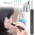 thumbnail image 1 of LNGOOR  Ear Wax Removal with Camera  1296P HD Wireless Earwax Remover Tool with 6 LED Lights and 8 Ear Pick Kit  Ear Cleaner for iOS & Android (Black), 1 of 8