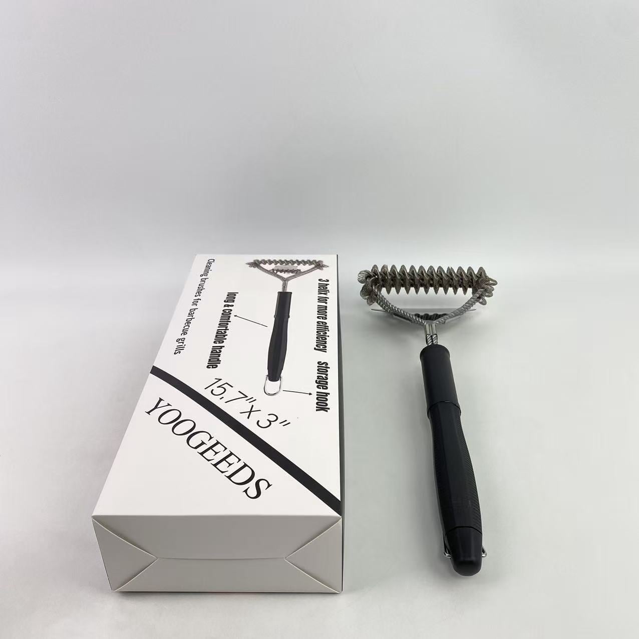 YOOGEEDSCleaning brushes for barbecue grills - Safe BBQ Brush for Grill -Stainless Grill Grate Cleaner - Safe Grill Accessories for Porcelain/Charcoal Grill - Gifts for Grill Wizard/Men/Dad