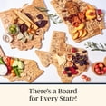 thumbnail image 7 of Totally Bamboo Destination California State Shaped Serving and Cutting Board, Includes Hang Tie for Wall Display, 7 of 7