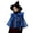 Blue, variant on Women's Short Capelet Gold Tone Cloak Court Style Shoulder Cover Costume For Evening Party Renaissance Theme