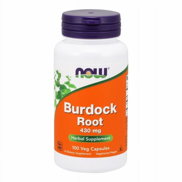 Suplemento Now Foods Raíz de bardana 100 cápsulas
