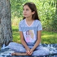 thumbnail image 5 of Barbie Girls' Unicorn Barbie Skipper Shirt And Pants Jogger Pajama Set, 5 of 7
