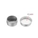 thumbnail image 3 of Uxcell 0.17oz 5ml Latas redondas con tapa de tornillo Contenedores de estaño de aluminio tono plateado 3 paquetes, 3 of 6