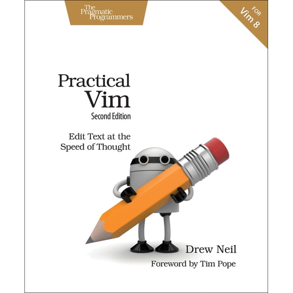 Pre-Owned Practical Vim: Edit Text at the Speed of Thought, 9781680501278, 1680501275, Paperback, 2 edition