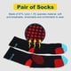 thumbnail image 3 of Whataatahia Calcetines deportivos unisex transpirables para ciclismo, para correr, escalar, deportes al aire libre, negro y rojo, 3 of 8