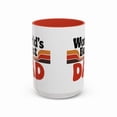 thumbnail image 2 of World's Best Dad Mug Throwback 70s Decor Gift for New Dad Vintage Style Father's Day Mug Dad Gift Idea Worlds Best Dad Cup, 2 of 6