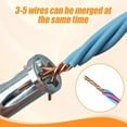 thumbnail image 3 of Wire Twister Tool for Drill, 2025 New Automatic Wire Nut Twister, Wire Stripping and Twisting Tool, Hex Shank Cable Wire Twisting Tool for Electrical Power Drill (2 Pcs), 3 of 7