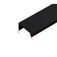 thumbnail image 3 of Lc Lictop Tirador De Borde De Dedo De Montaje Trasero Tirador Oculto De Aleación De Aluminio Negro De 80 Mm/3,15" para Gabinete De Cajón De Puerta De Cocina Casera (6 Piezas), 3 of 5