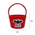 thumbnail image 2 of Pumpkin Storage Basket | Woven Cotton Rope Toy Organizer Bin | Cute Halloween Candy Bowl, Trick or Treat Bag, Boo Gift, Stuffer Filler | Multipurpose Basket with Handles for toddler, baby & Kids, 2 of 4