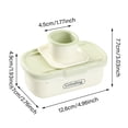thumbnail image 3 of Vegetable Cutter 2 In 1 Garlic Grater Tool Garlic Slicer Multifunction Grinder With Catcher Hand Garlic Grater Kitchen Manual Chopper# end start#s#Efficient 2 in 1 design combines grating and slicing, 3 of 6