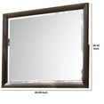thumbnail image 5 of Wooden Rectangular Wall Mirror with Mounting Hardware Brown - Saltoro Sherpi, 5 of 6