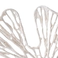 thumbnail image 4 of Leaf Patterned Wall Decor - 15.5" x 2" x 16" - Small - White, 4 of 8