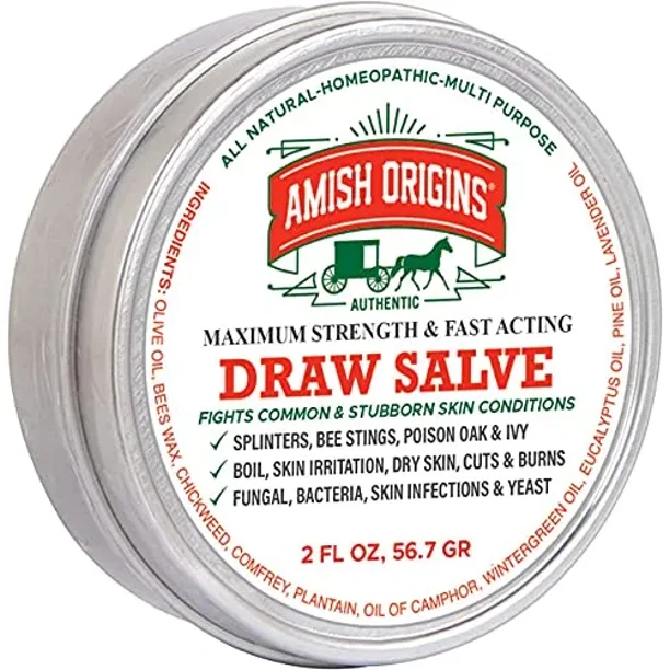 Drawing Salve Ointment 2oz, ingrown Hair Treatment, Boil & Cyst