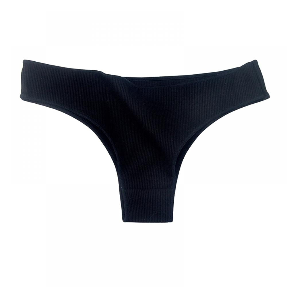 Details about   1 x  Plain Invisible Soft Elegant Plain Briefs Thong Panties Underwear Knicker 