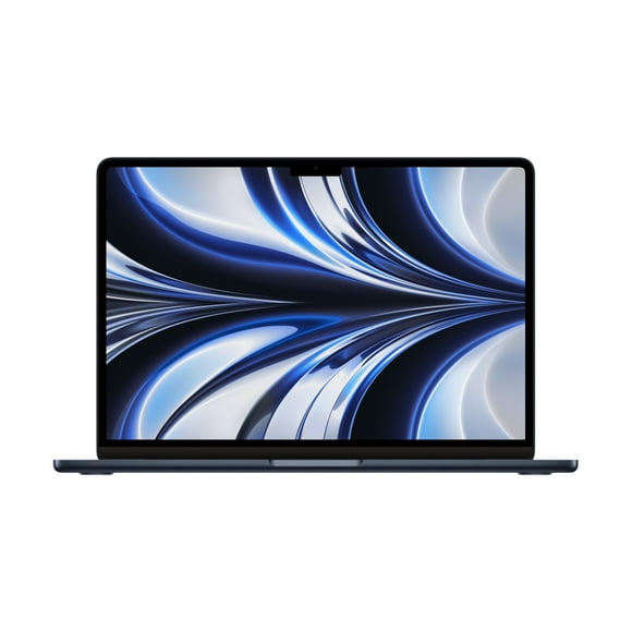 Restored Macbook Air 13.6-inch (8GPU, Midnight) 3.5Ghz 8-Core M2 (2022) Laptop 256 GB Flash HD & 8GB RAM-Mac OS (Refurbished, 1 Yr Warranty)
