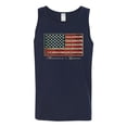 thumbnail image 2 of Wild Bobby, American Game Flag Baseball Bat Ball, Sports, Men Graphic Tank Top, Navy, 3XL, 2 of 3