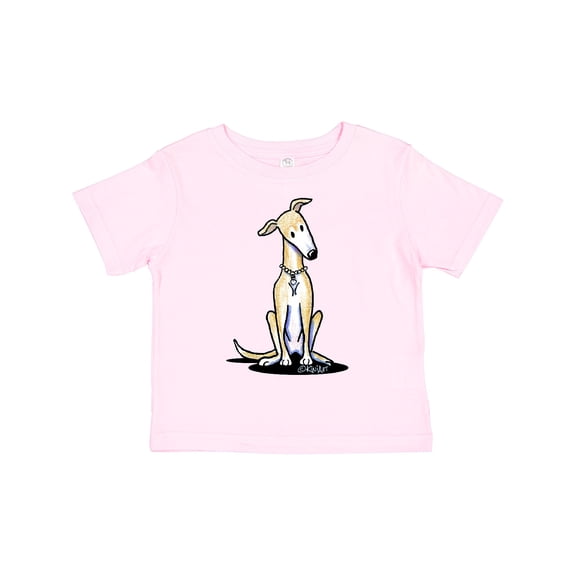 Inktastic Curious Greyhound Boys or Girls Toddler T-Shirt