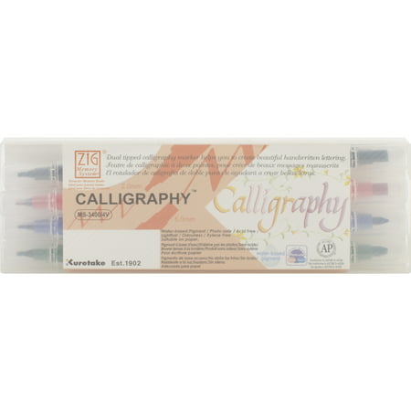 Zig Calligraphy Marker 4-Color Set