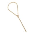 thumbnail image 3 of Tachiuwa Metal Chain Necklace Loop Buckle Clasp Wheat Chain Simple Fashion Jewelry Gold, 3 of 9