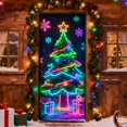 thumbnail image 4 of BotaniNest Perles de Porte Lumineuses pour Fête Fluorescente, Rideau d'Entrée Intérieur Extérieur, 4 of 5